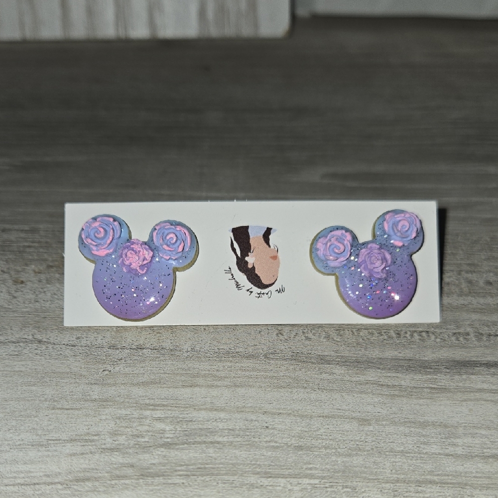 Mickey Ears  Shaped Earrings